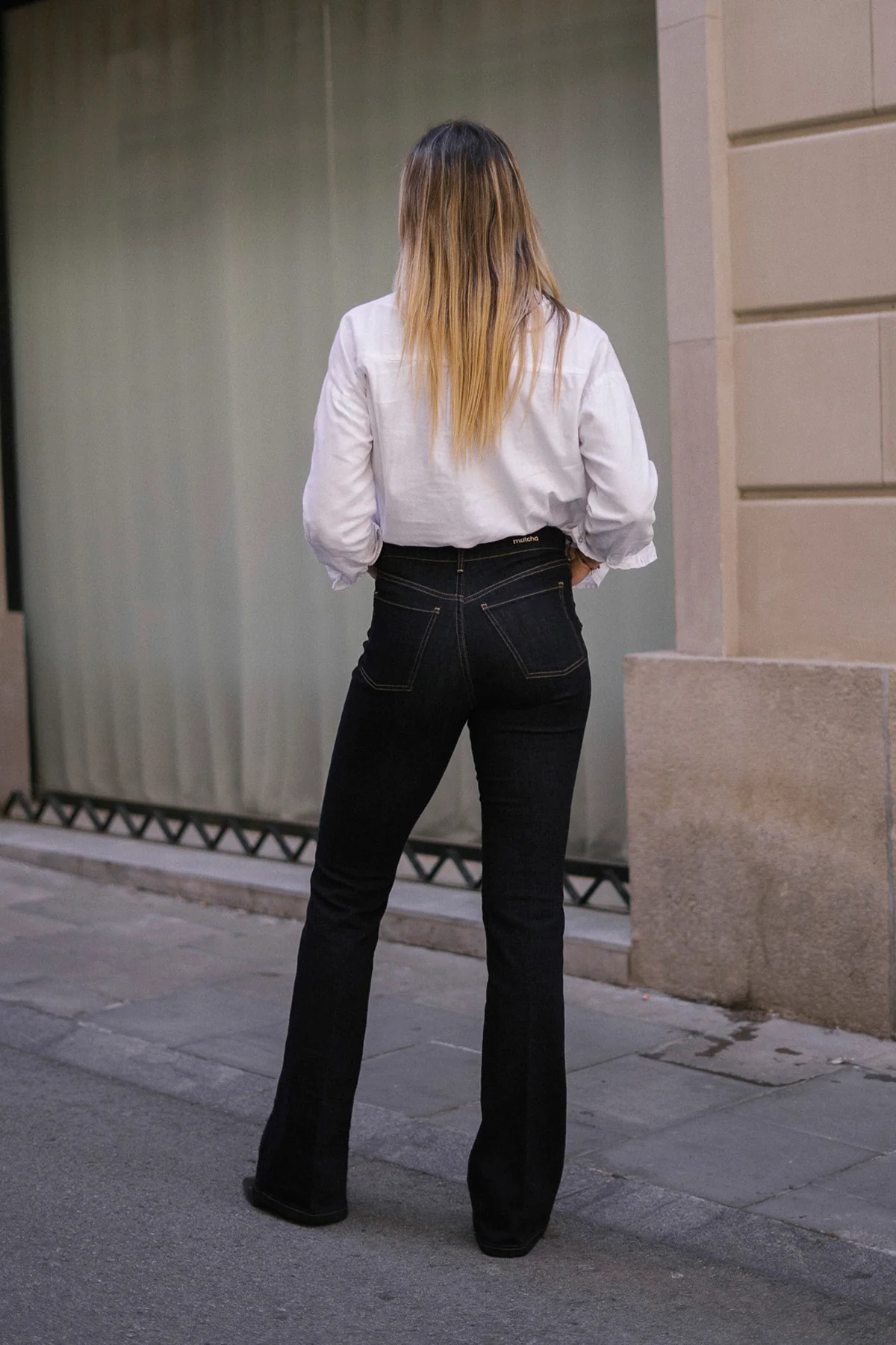 70'S FLARE TALL HIGH RISE - RAW DENIM - Image 3