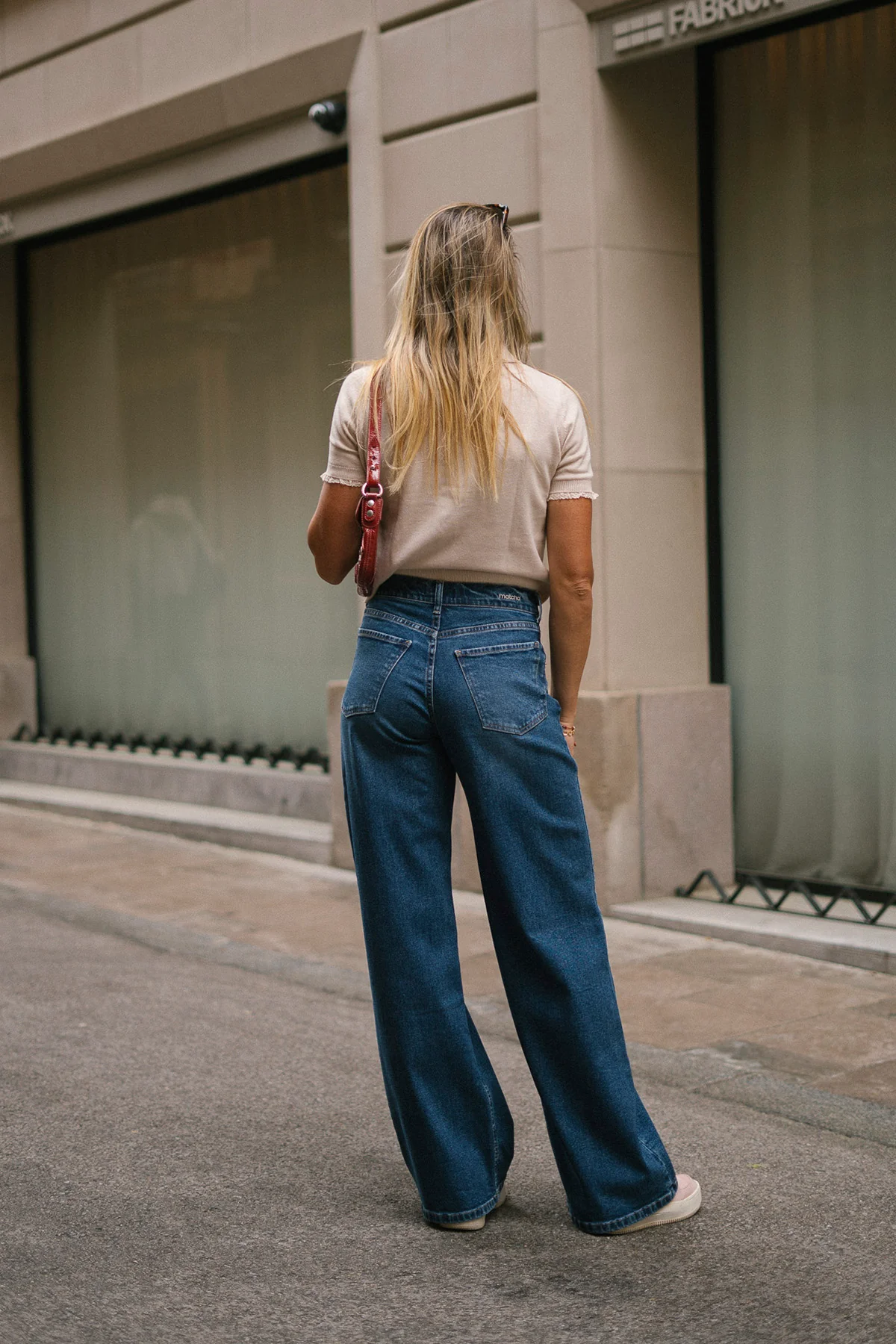 BAGGY TALL HIGH RISE - DARK BLUE - Image 7
