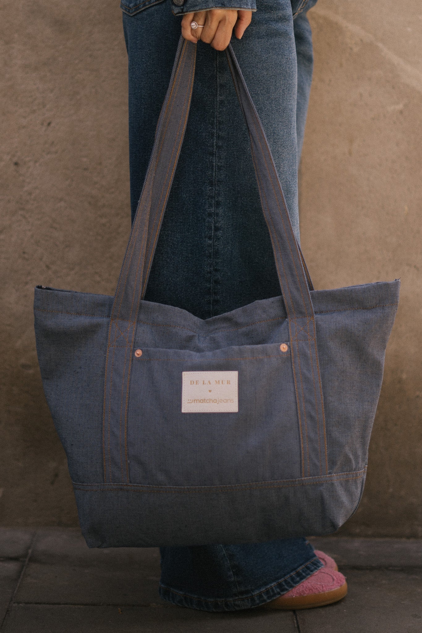 BOLSA SHOPPER DENIM De La Mur x Matcha Jeans - Image 4