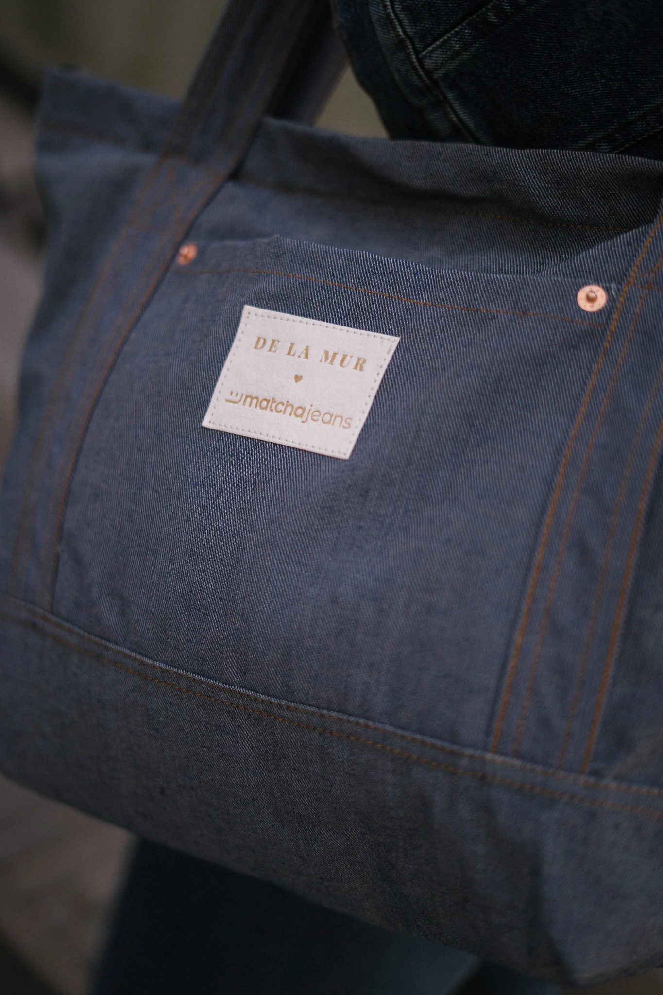 BOLSA SHOPPER DENIM De La Mur x Matcha Jeans - Image 5
