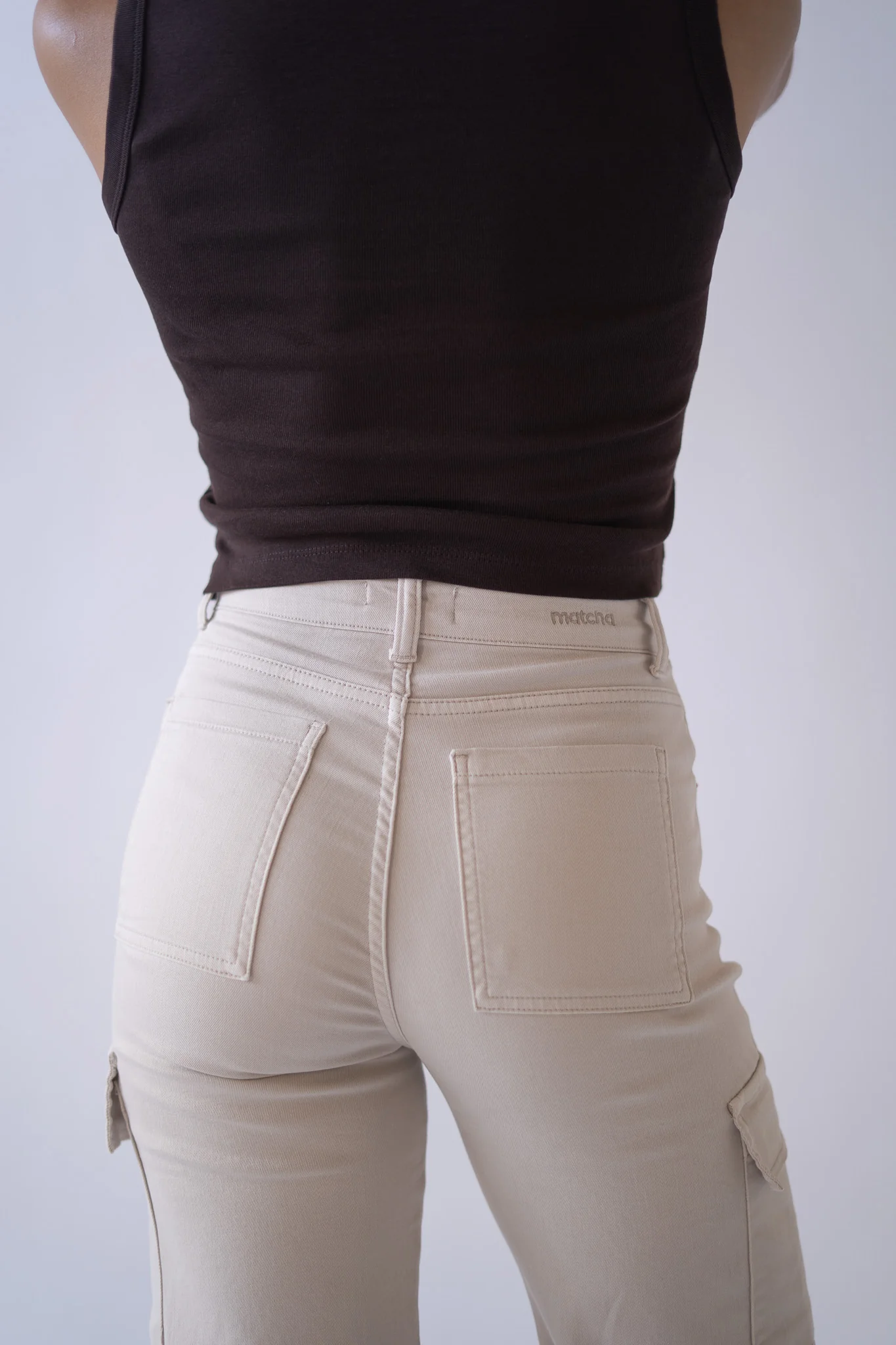 CARGO HIGH RISE - BEIGE - Image 6
