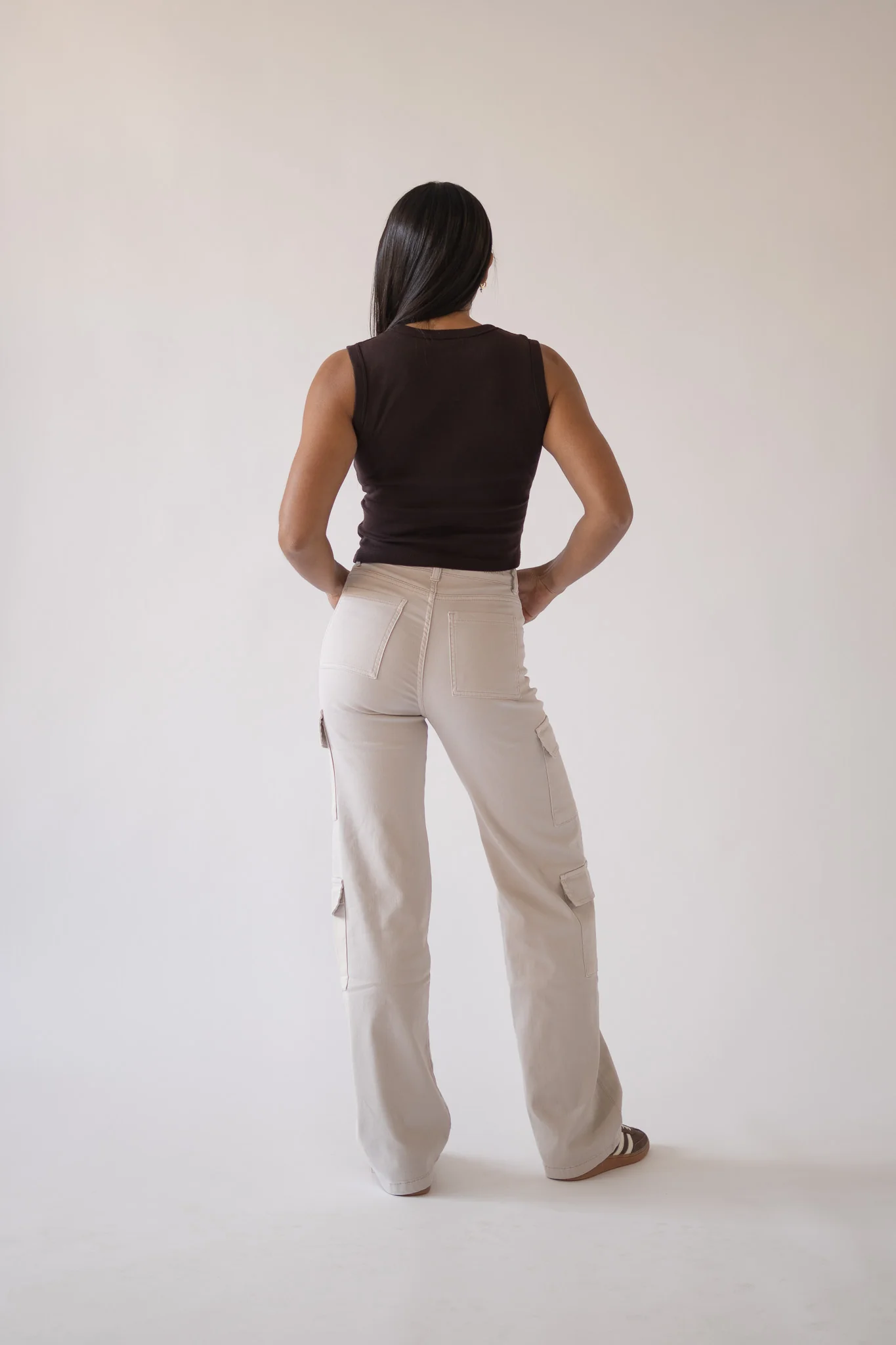 CARGO HIGH RISE - BEIGE - Image 8