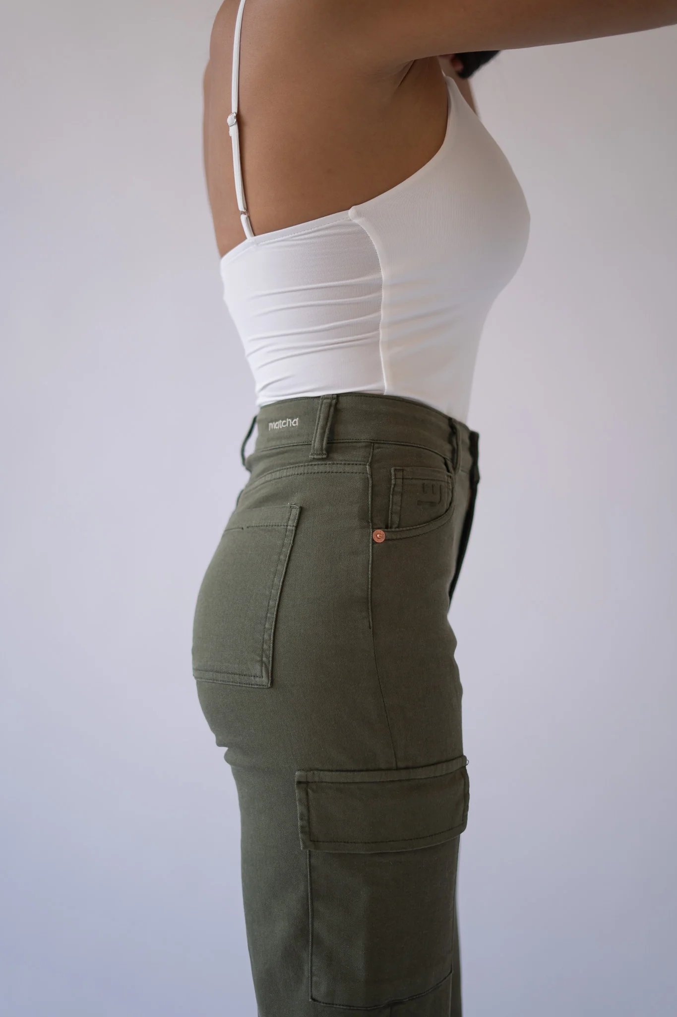 CARGO HIGH RISE - KHAKI - Image 5