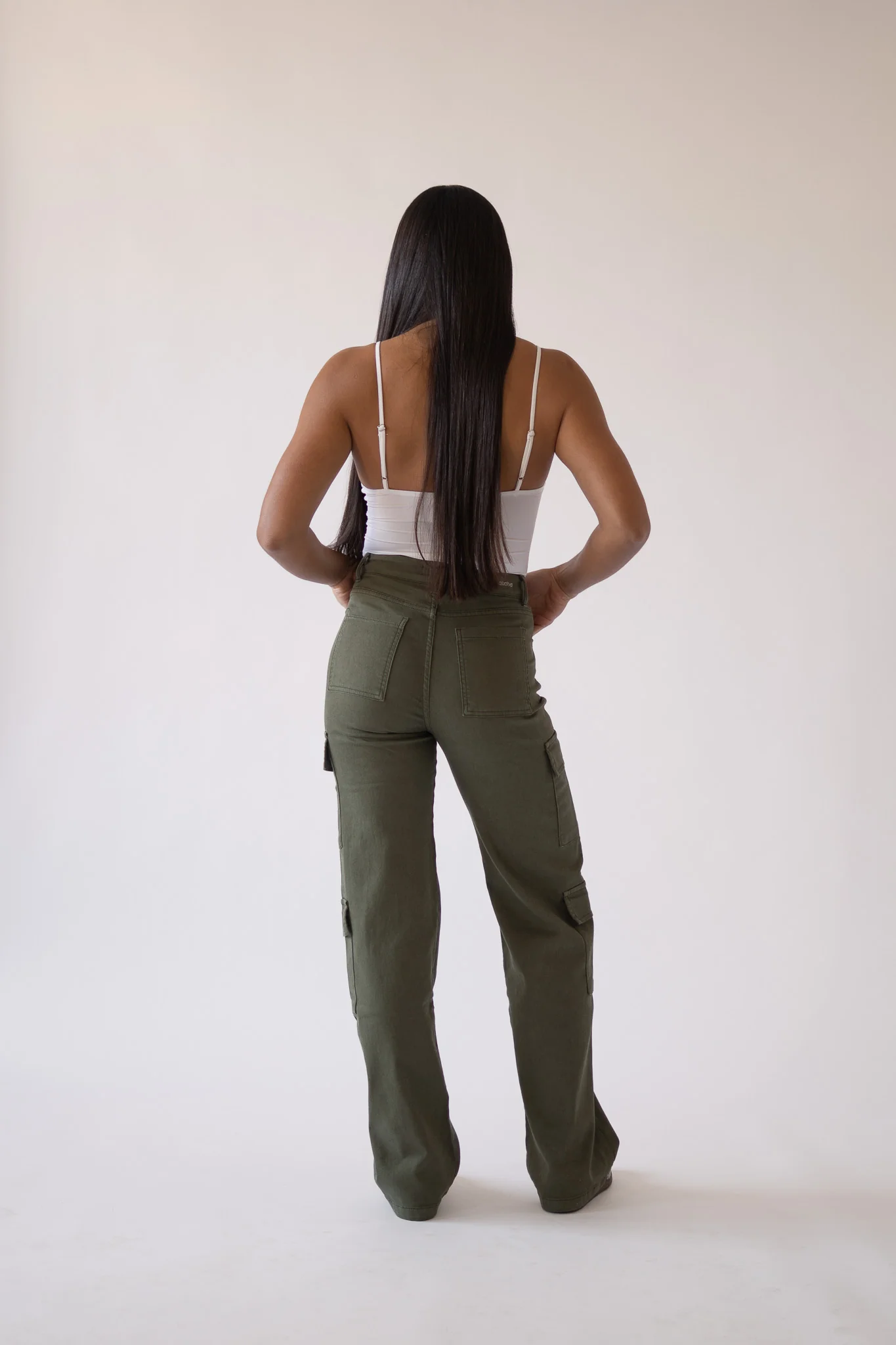 CARGO HIGH RISE - KHAKI - Image 7
