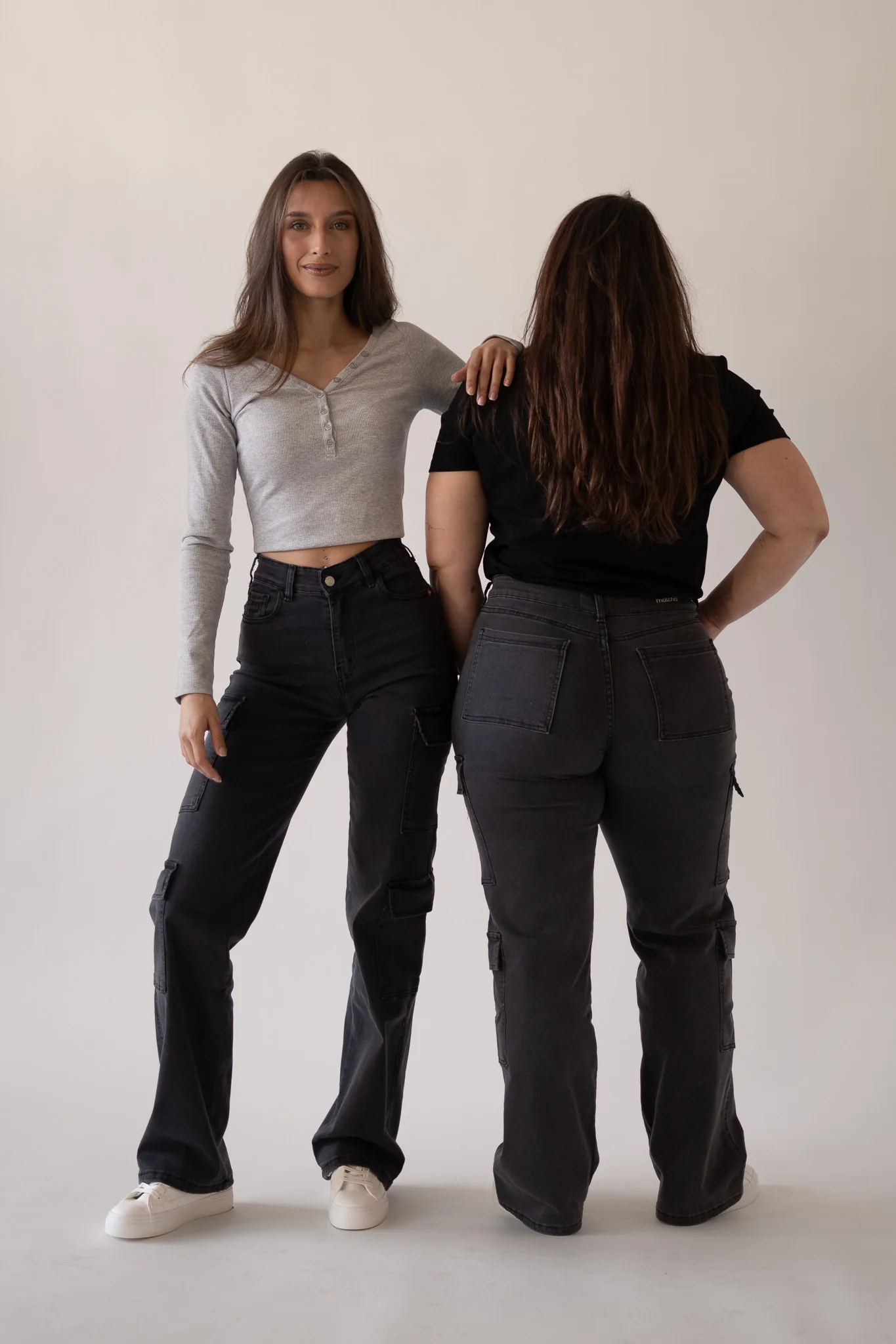 CARGO TALL HIGH RISE - GREY - Image 3