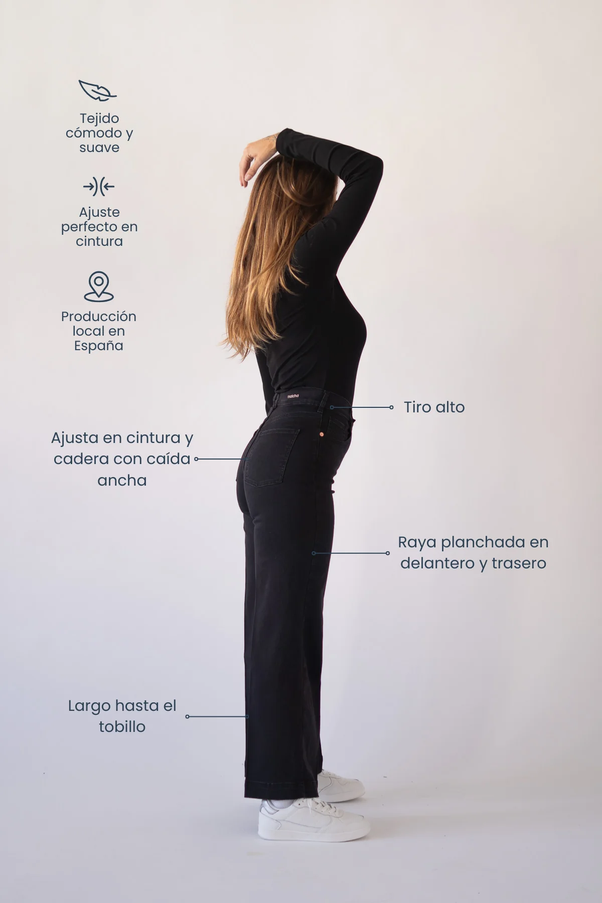 CULOTTE HIGH RISE - BLACK - Image 2