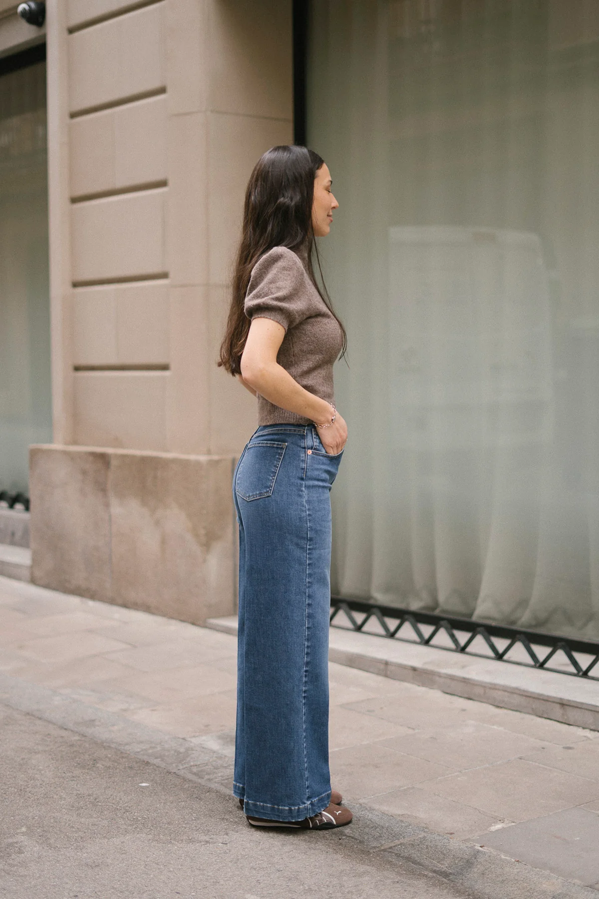CULOTTE HIGH RISE - BLUE - Image 7