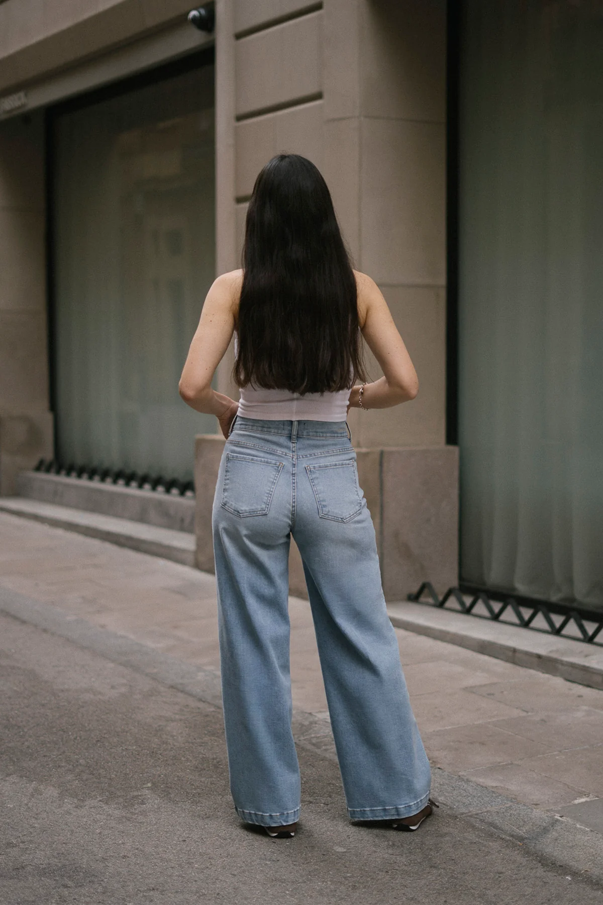 CULOTTE HIGH RISE - LIGHT BLUE - Image 3