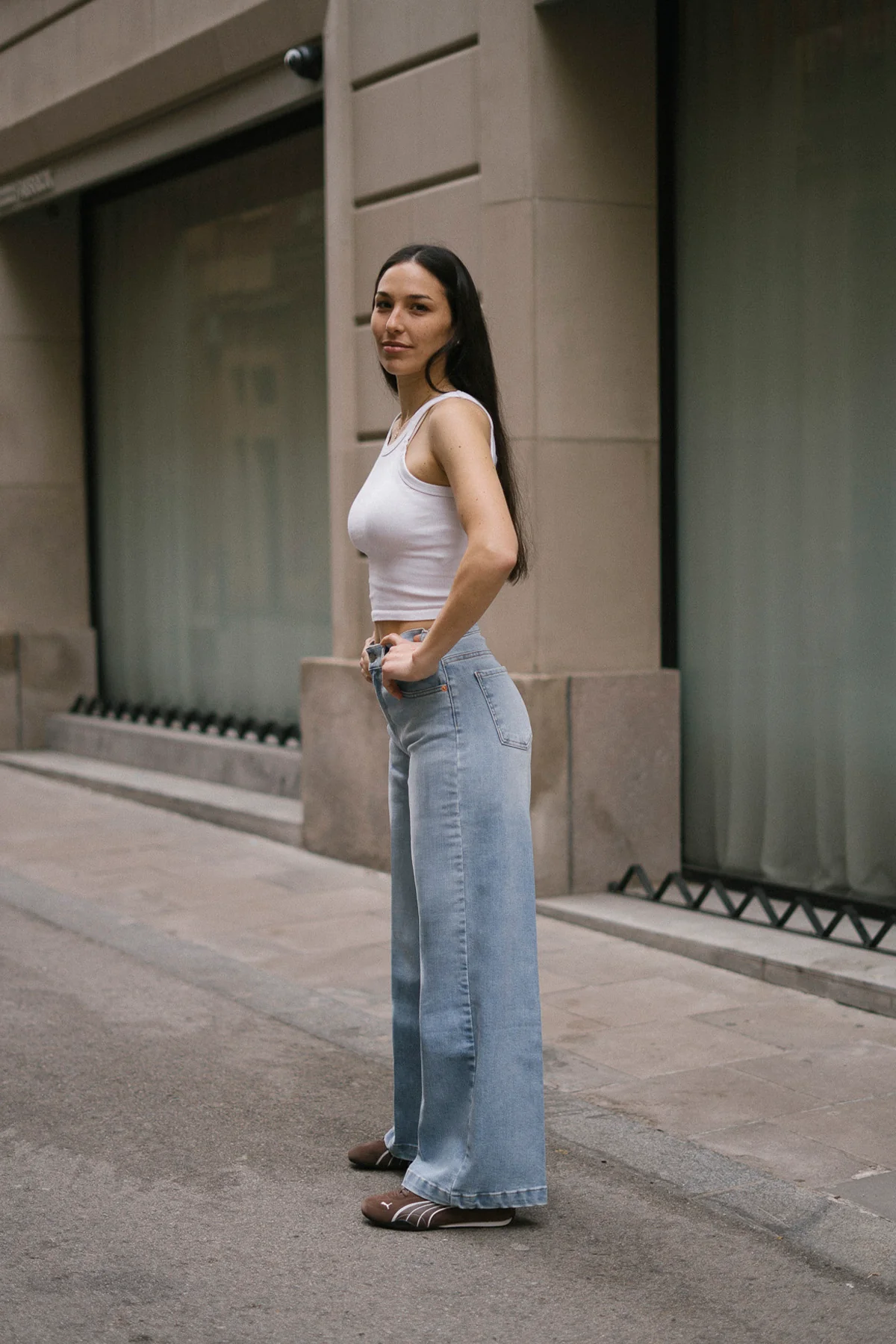 CULOTTE HIGH RISE - LIGHT BLUE - Image 7