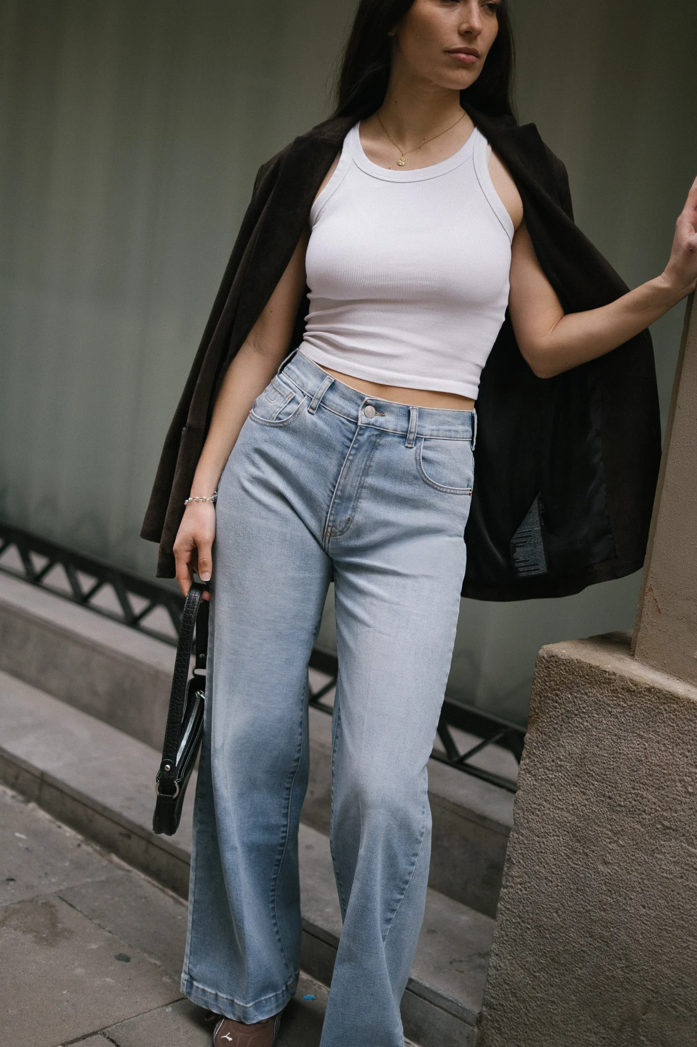 CULOTTE HIGH RISE - LIGHT BLUE - Image 8