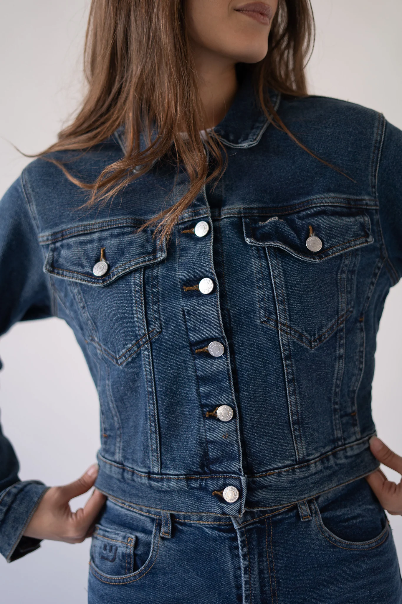 DENIM JACKET - DARK BLUE - Image 5