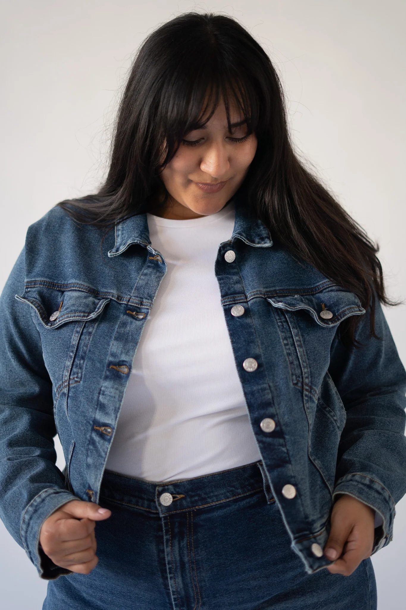 DENIM JACKET - DARK BLUE - Image 6