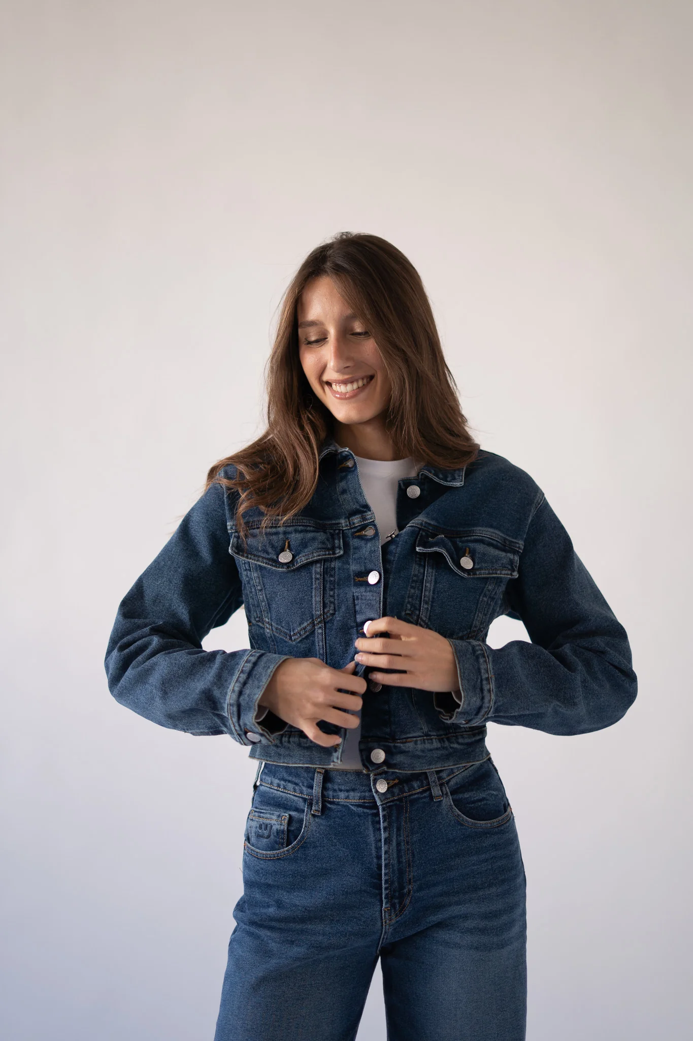 DENIM JACKET - DARK BLUE - Image 7