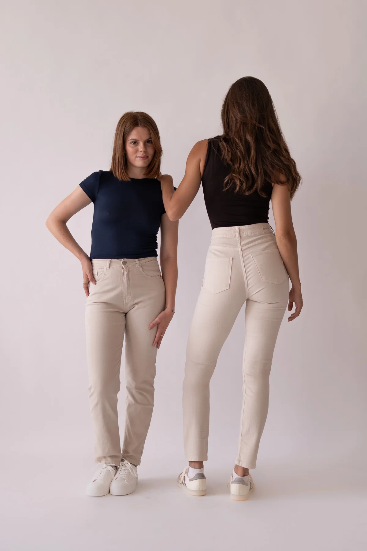 MOM TALL HIGH RISE - BEIGE - Image 6