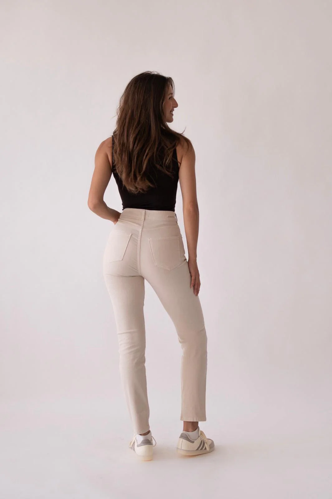MOM TALL HIGH RISE - BEIGE - Image 7
