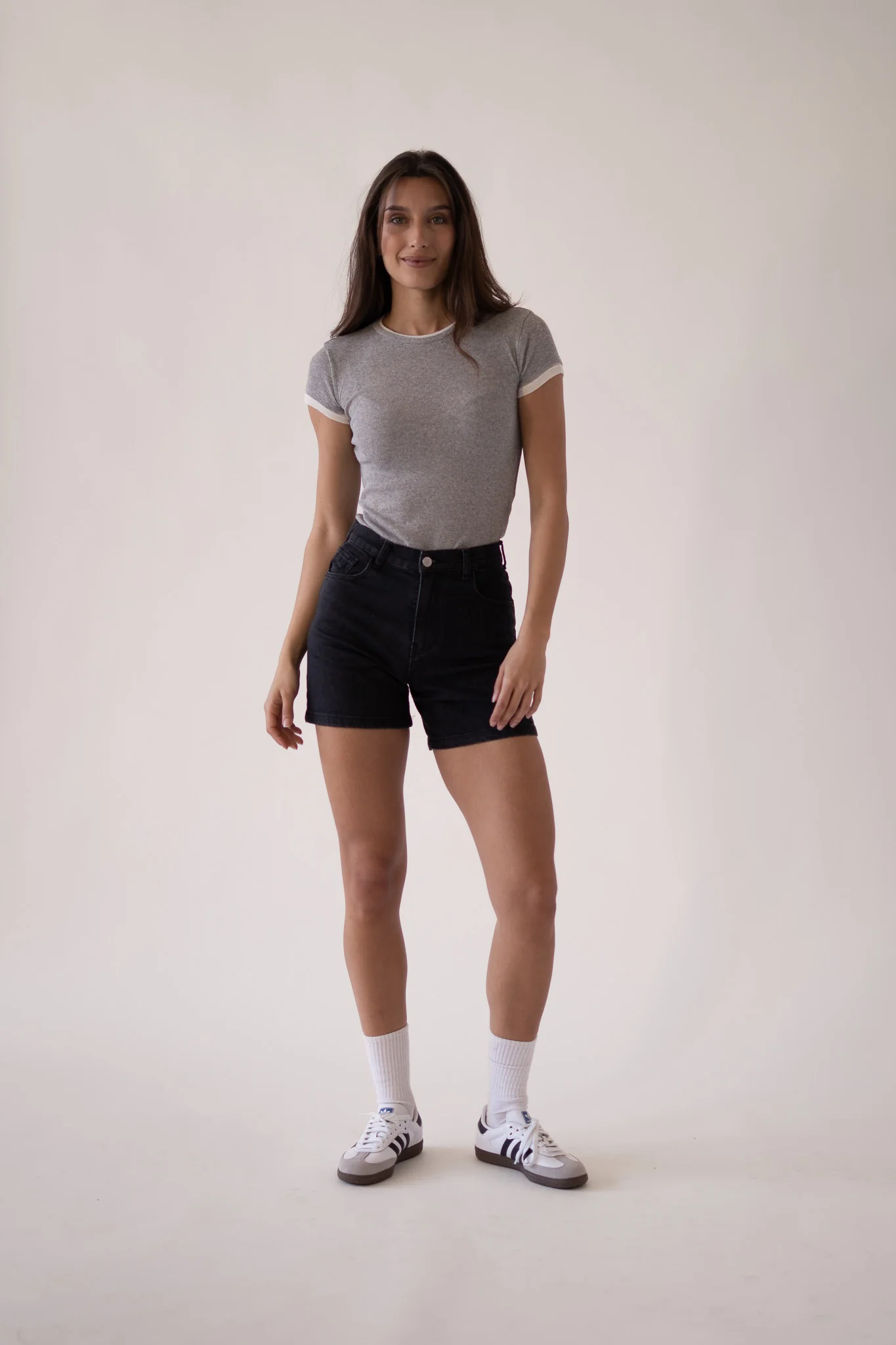RELAXED SHORTS - GREY