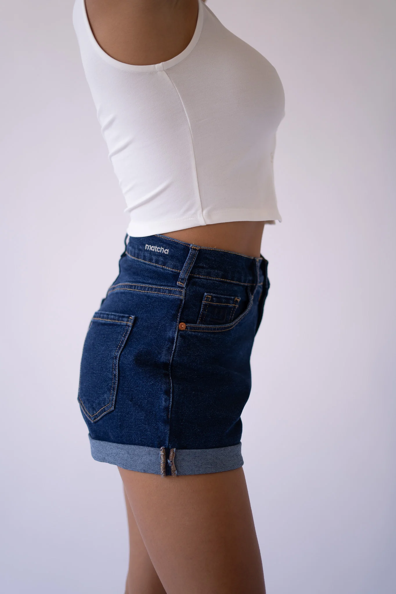SHORTS ROLL UP - DARK BLUE - Image 4