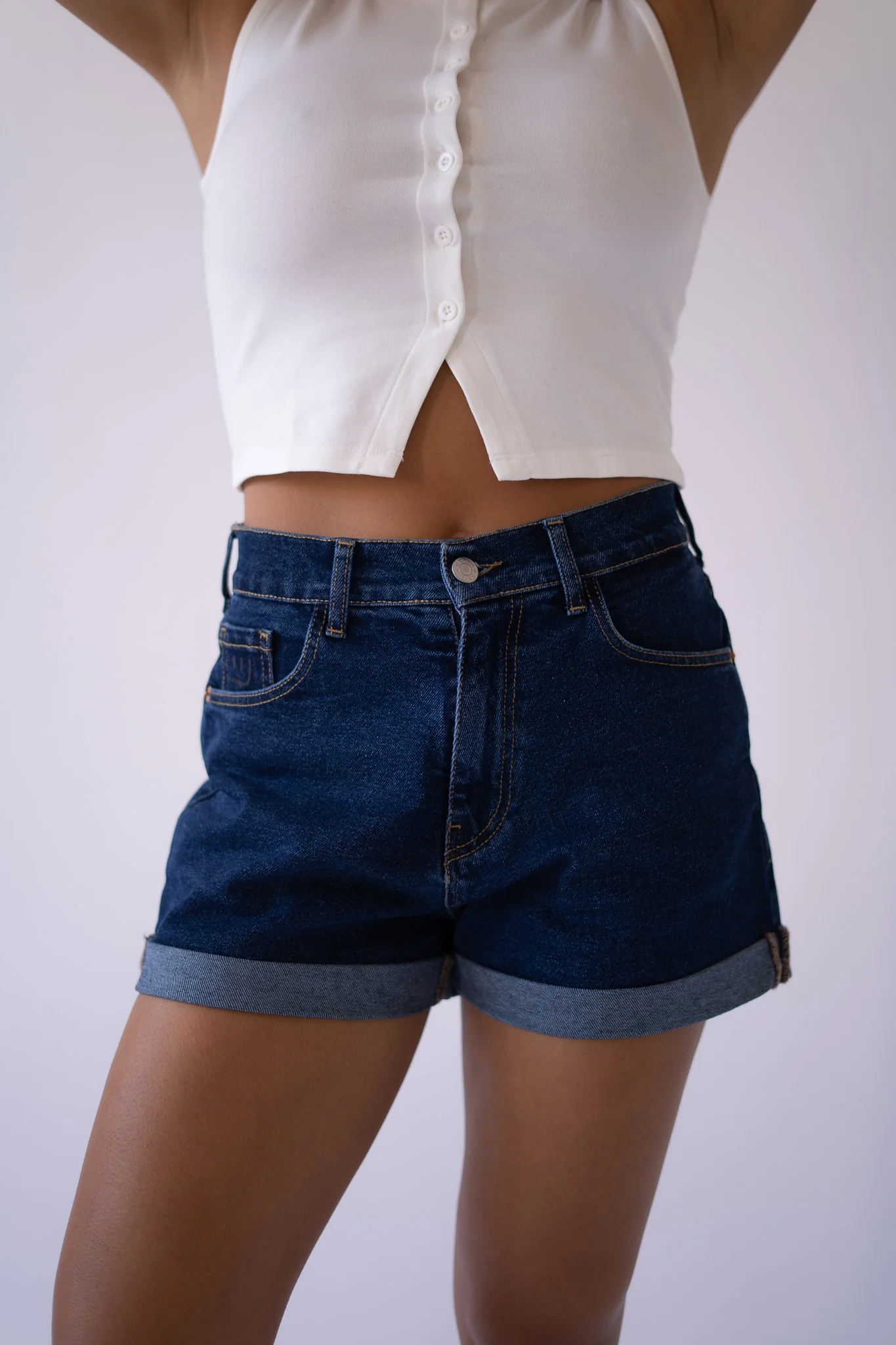 SHORTS ROLL UP - DARK BLUE - Image 6
