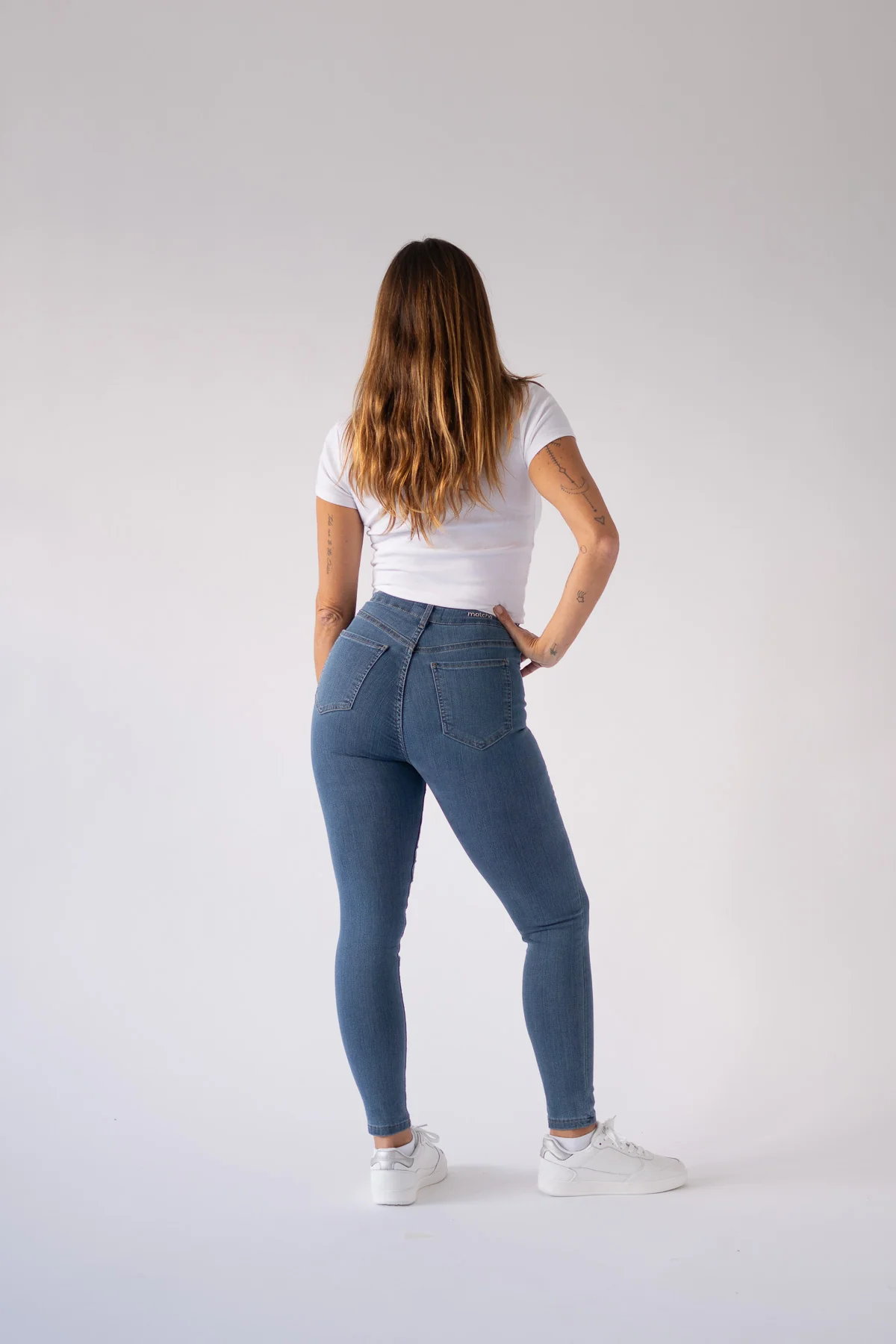 SKINNY HIGH RISE - BLUE - Image 4
