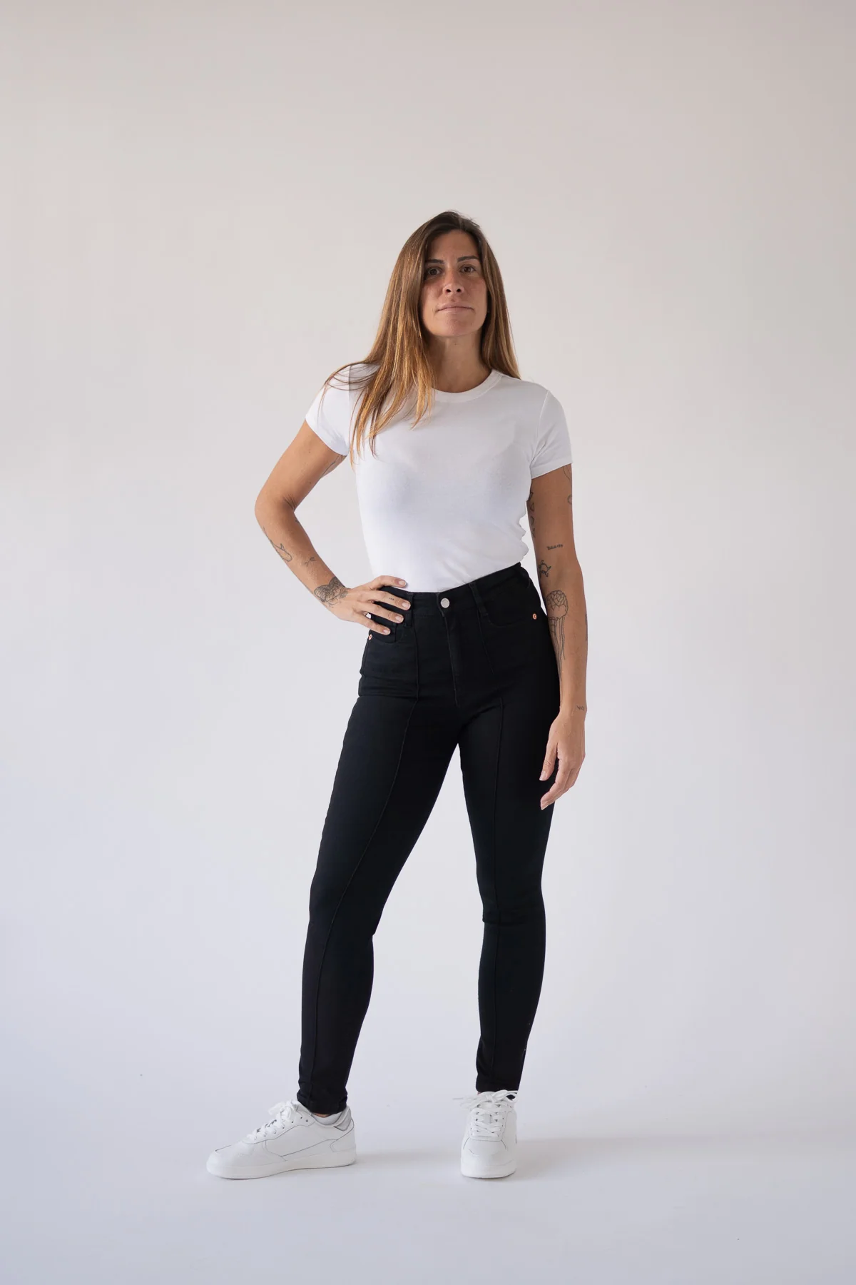 SKINNY NERVIO HIGH RISE - BLACK