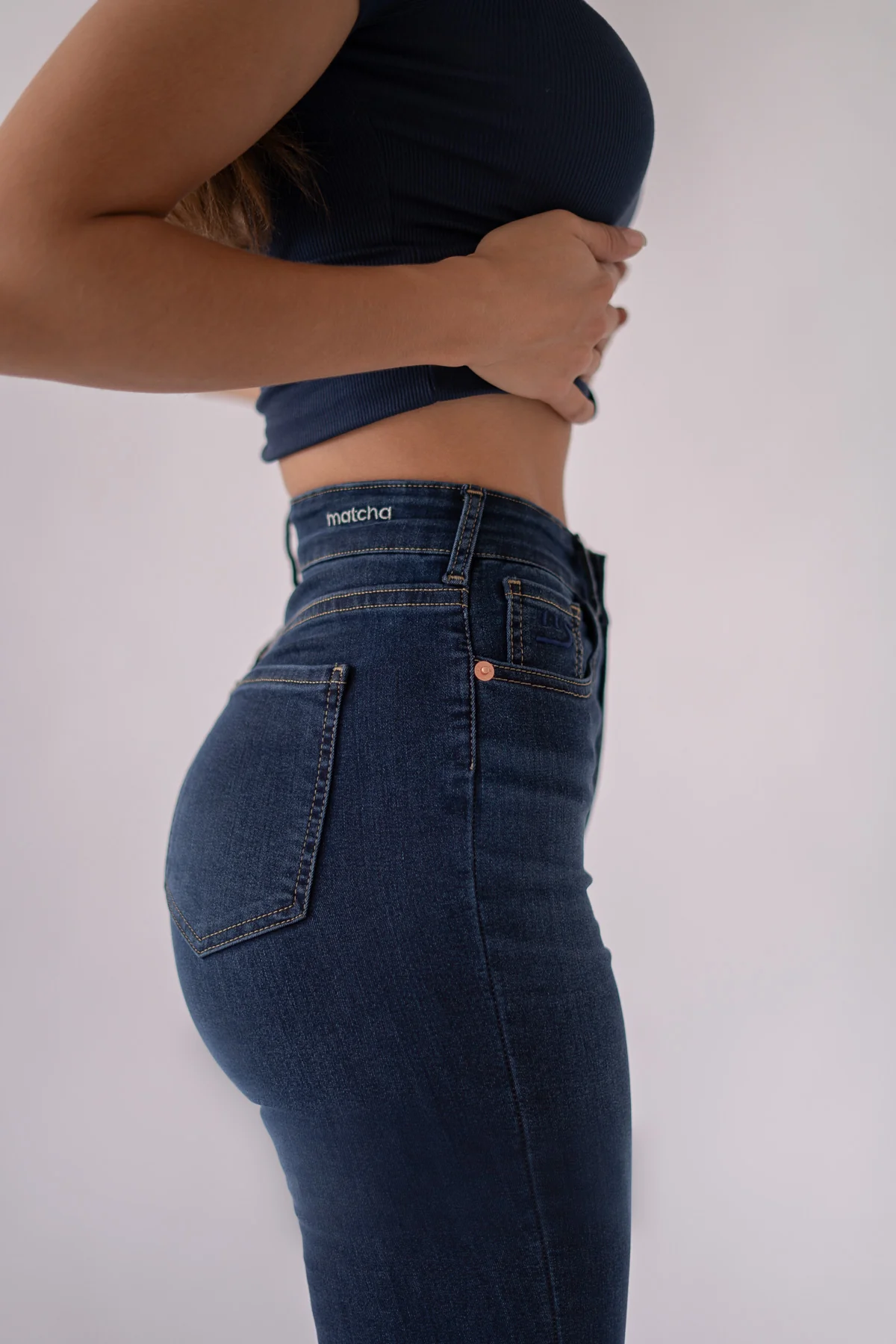 SKINNY TALL HIGH RISE - DARK BLUE - Image 5