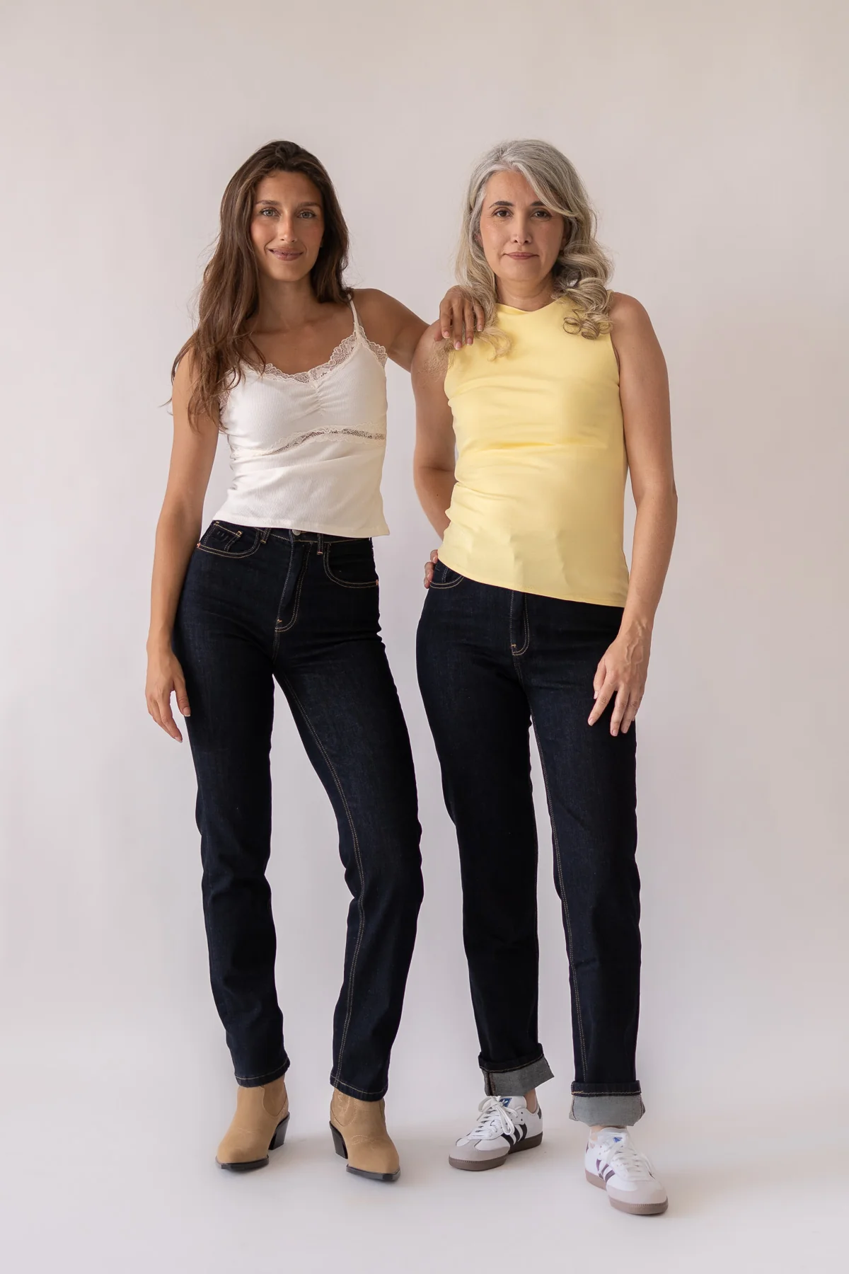 STRAIGHT HIGH RISE - RAW DENIM - Image 3