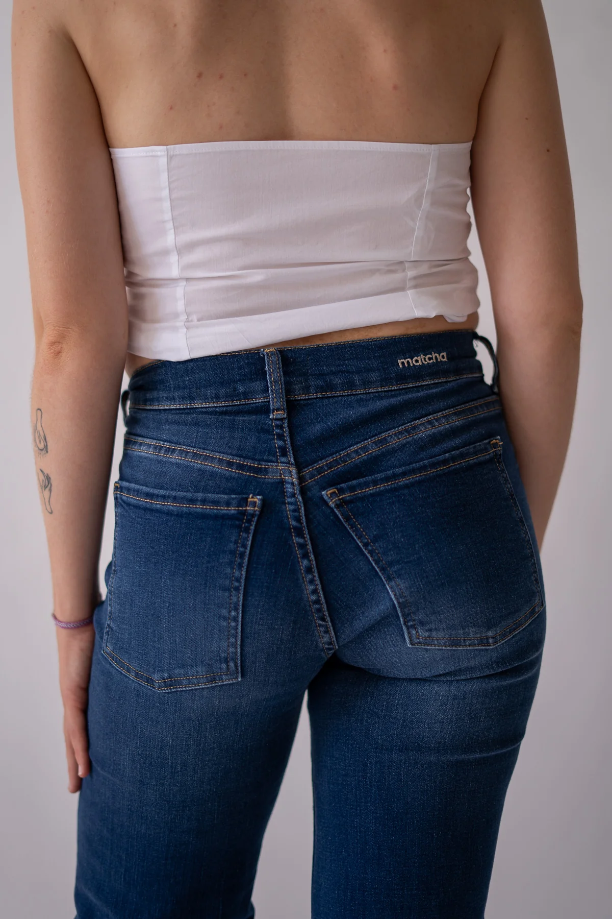 WIDELEG MID RISE - DARK BLUE - Image 6