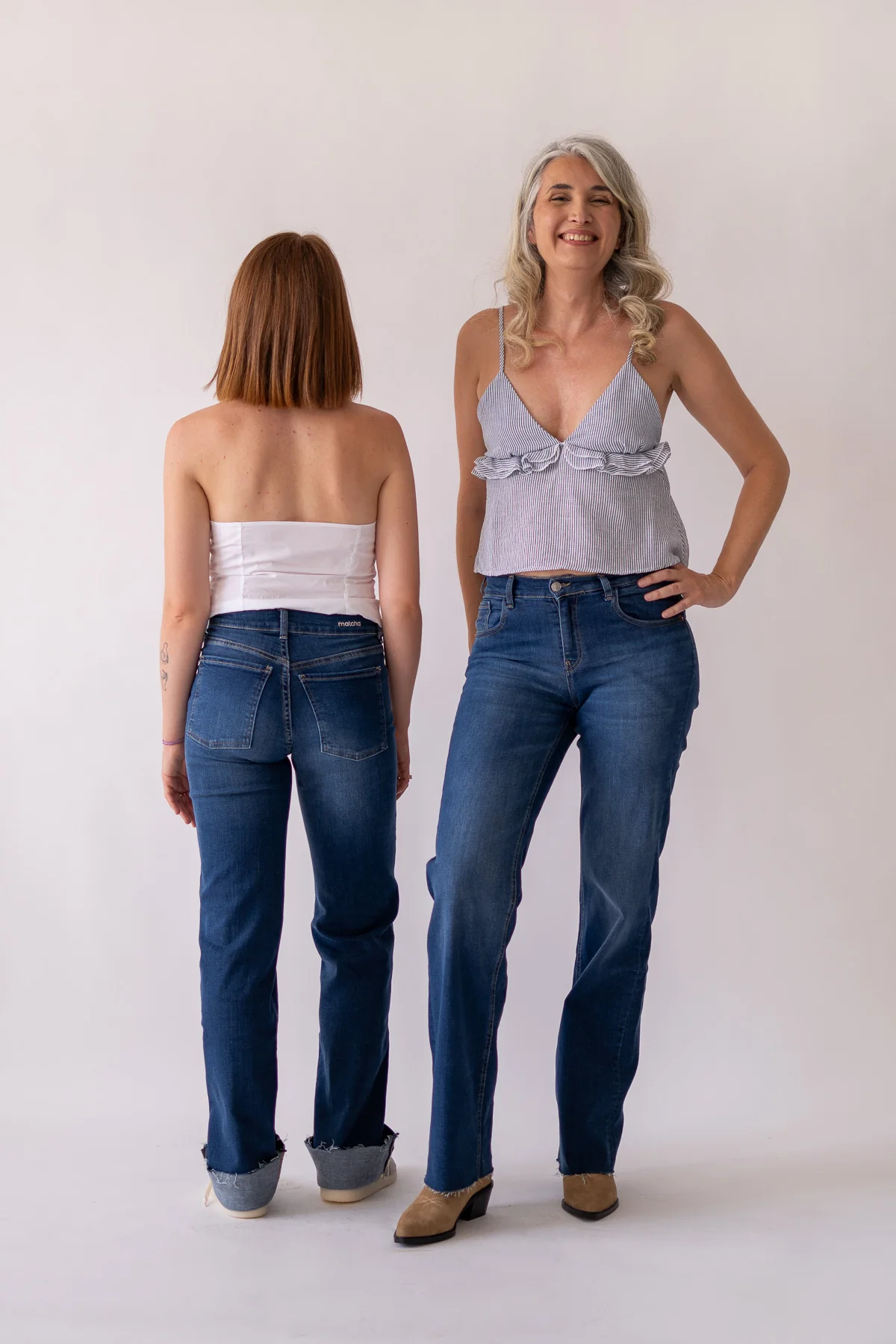 WIDELEG MID RISE - DARK BLUE - Image 9